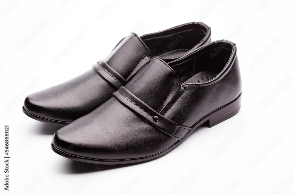 beautiful stylish men's shoes isolated on white background. beautiful stylish men's shoes isolated on white background.