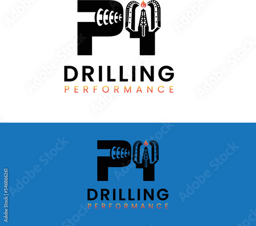Drilling Performance Logo Design and Logo Template