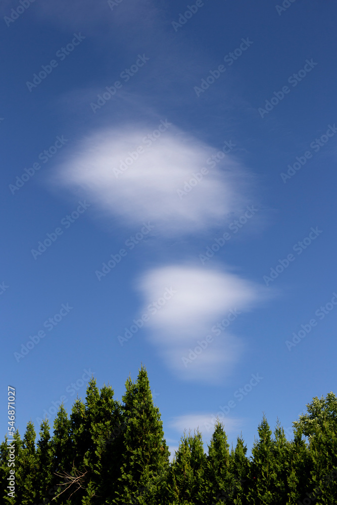 clouds on the blue sky clouds on the blue sky