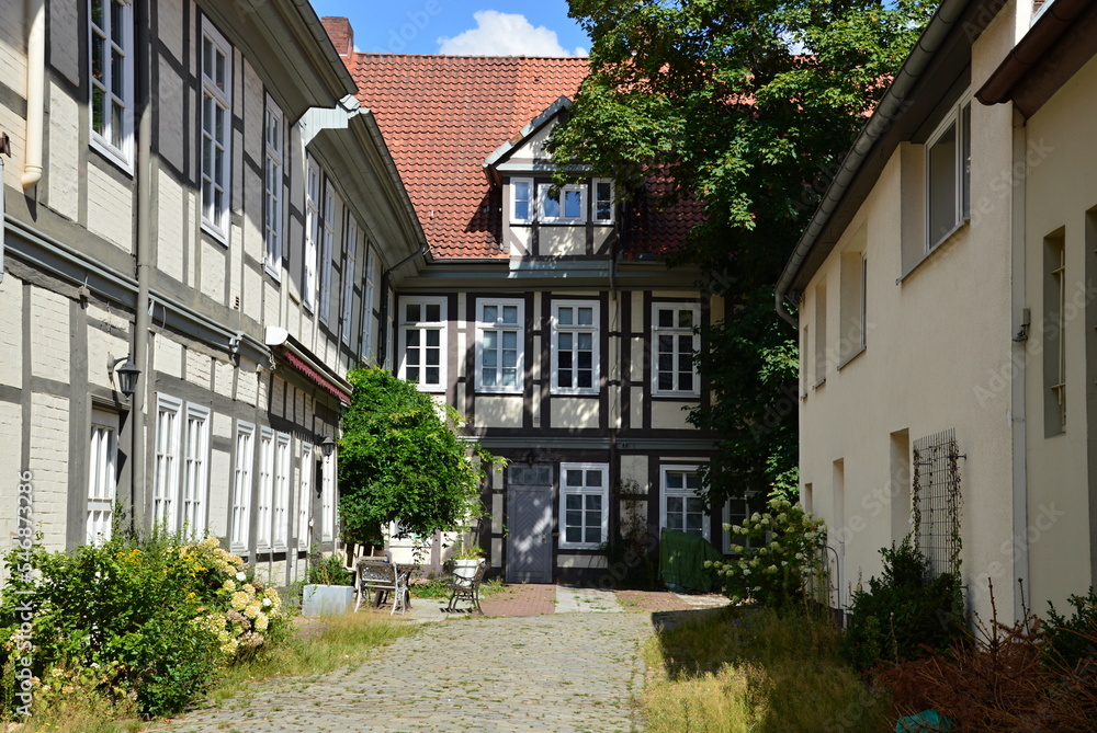 Historical Buildings in the Old Town of Celle, Lower Saxony Historical Buildings in the Old Town of Celle, Lower Saxony