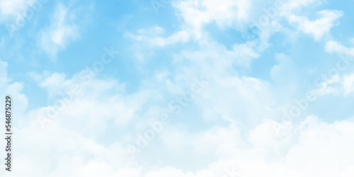 Beautiful blue and white sky background textures. Blue sky with cloud