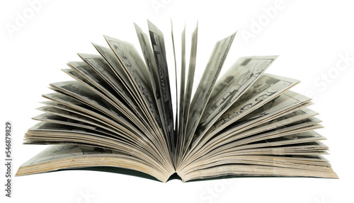 A japan manga book. Isolated anime book 