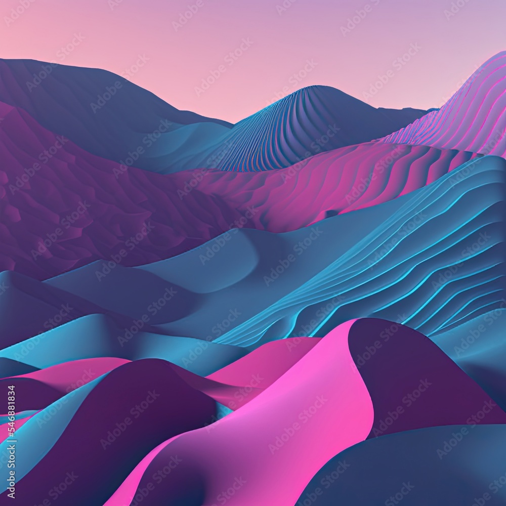Paper cut style about mountains. Made by AI. Paper cut style about mountains. Made by AI.