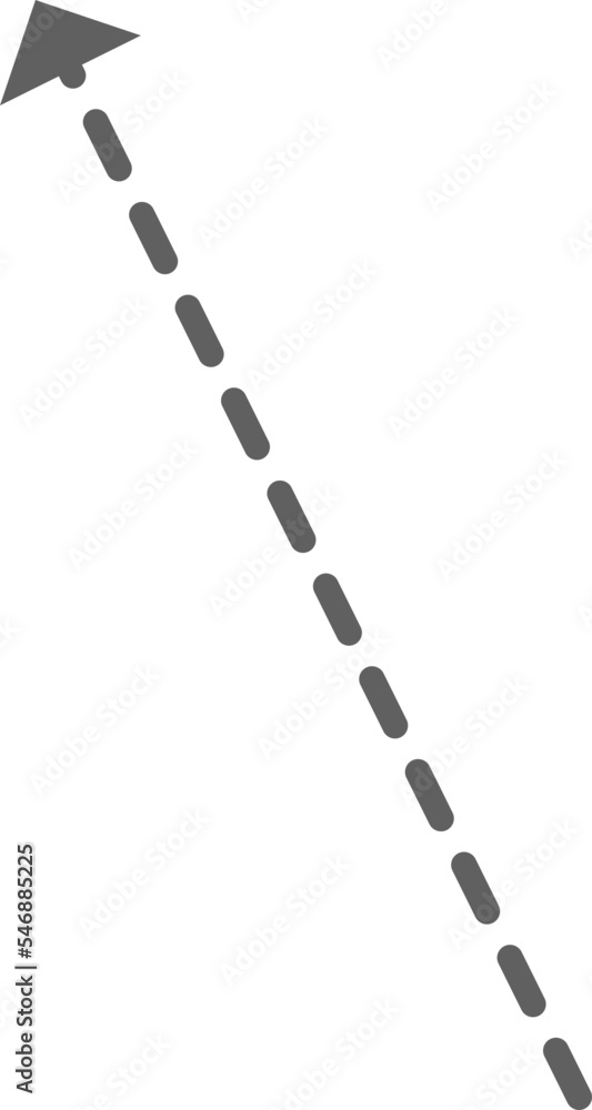 Arrow Dotted Line Straight For Decoration Minimal Arrow Dotted Line Straight For Decoration Minimal