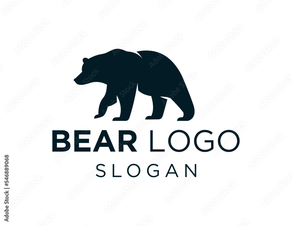 Logo design about Bear on a white background. created using the CorelDraw application Logo design about Bear on a white background. created using the CorelDraw application