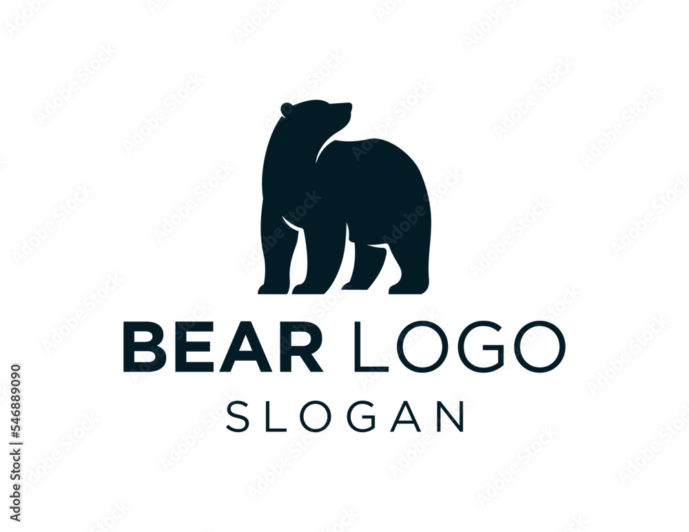 Logo design about Bear on a white background. created using the CorelDraw application Logo design about Bear on a white background. created using the CorelDraw application