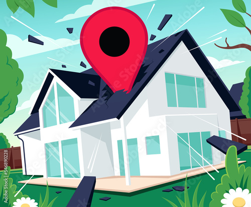 Google maps pin home