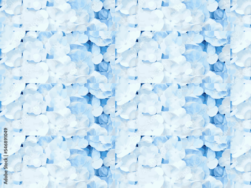 hydrangea flower pattern vector illustration hydrangea flower pattern vector illustration