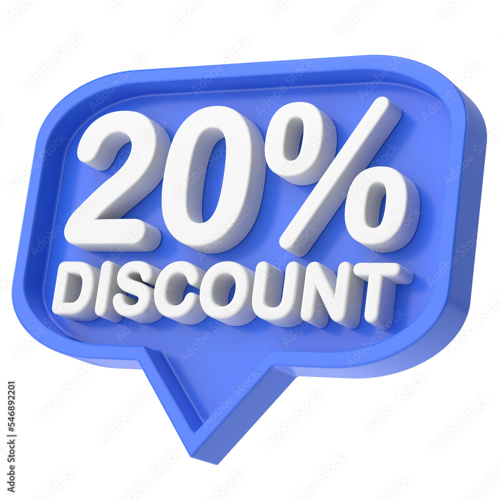 3D twenty percent discount. 20% discount. 20% sale. 3D twenty percent discount. 20% discount. 20% sale.