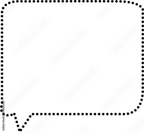 Speech bubble with ellipsis icon in different style vector illustration. two colored and black speech bubble question text box dotted line line and stroke style can be used
