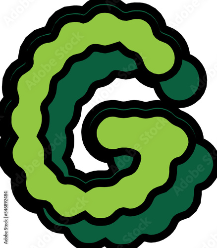 G Cotton Alphabet Uppercase