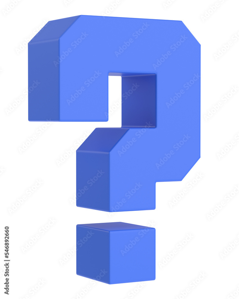 Question mark sign. 3D question mark. Question mark sign. 3D question mark.