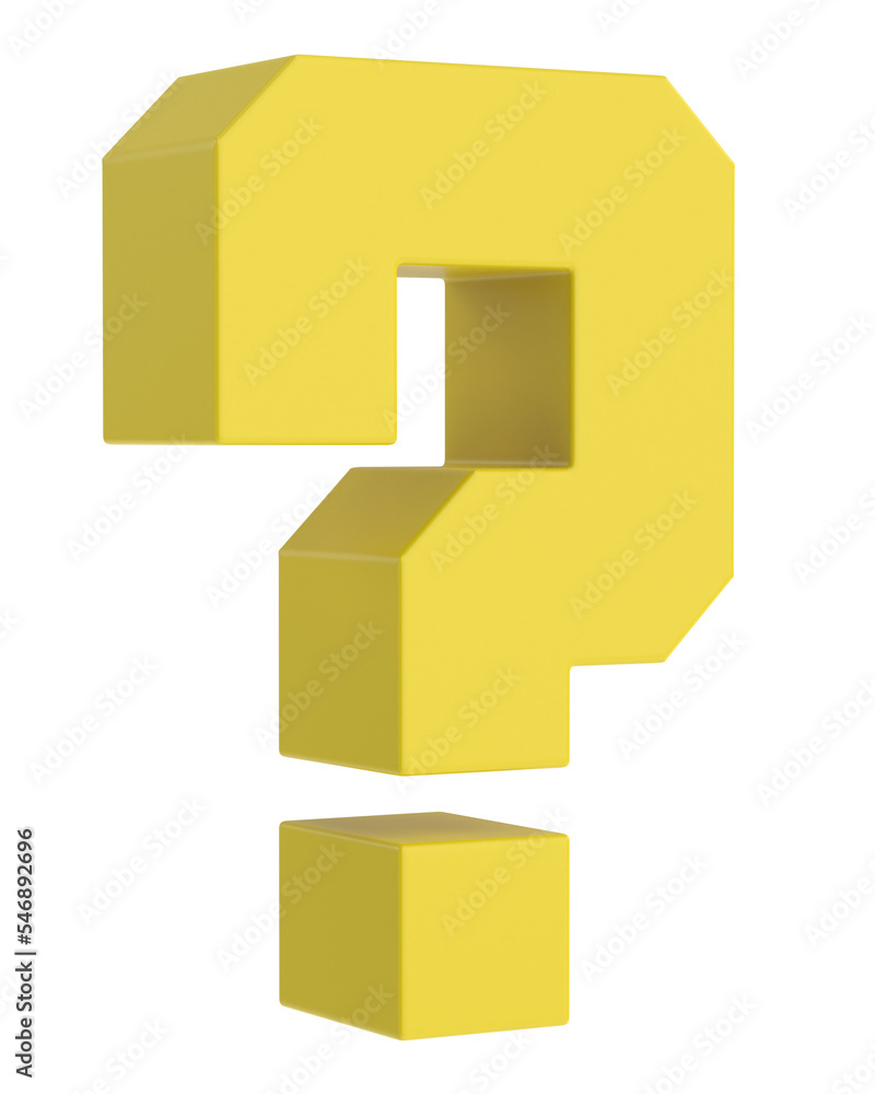 Question mark sign. 3D question mark. Question mark sign. 3D question mark.