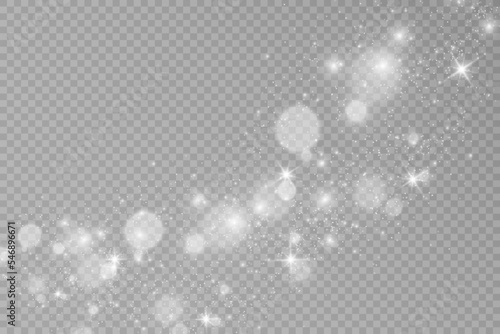 Brilliant gold dust vector shine. Glittering shiny ornaments for background. Vector illustration.