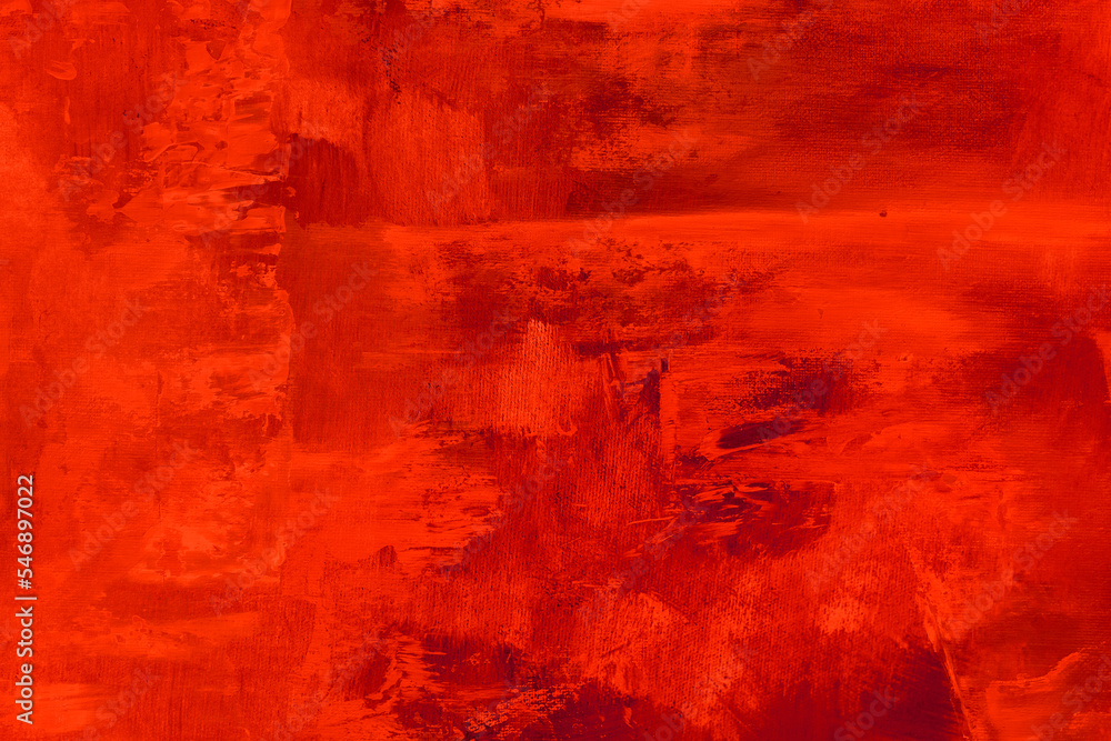 Red canvas grunge background