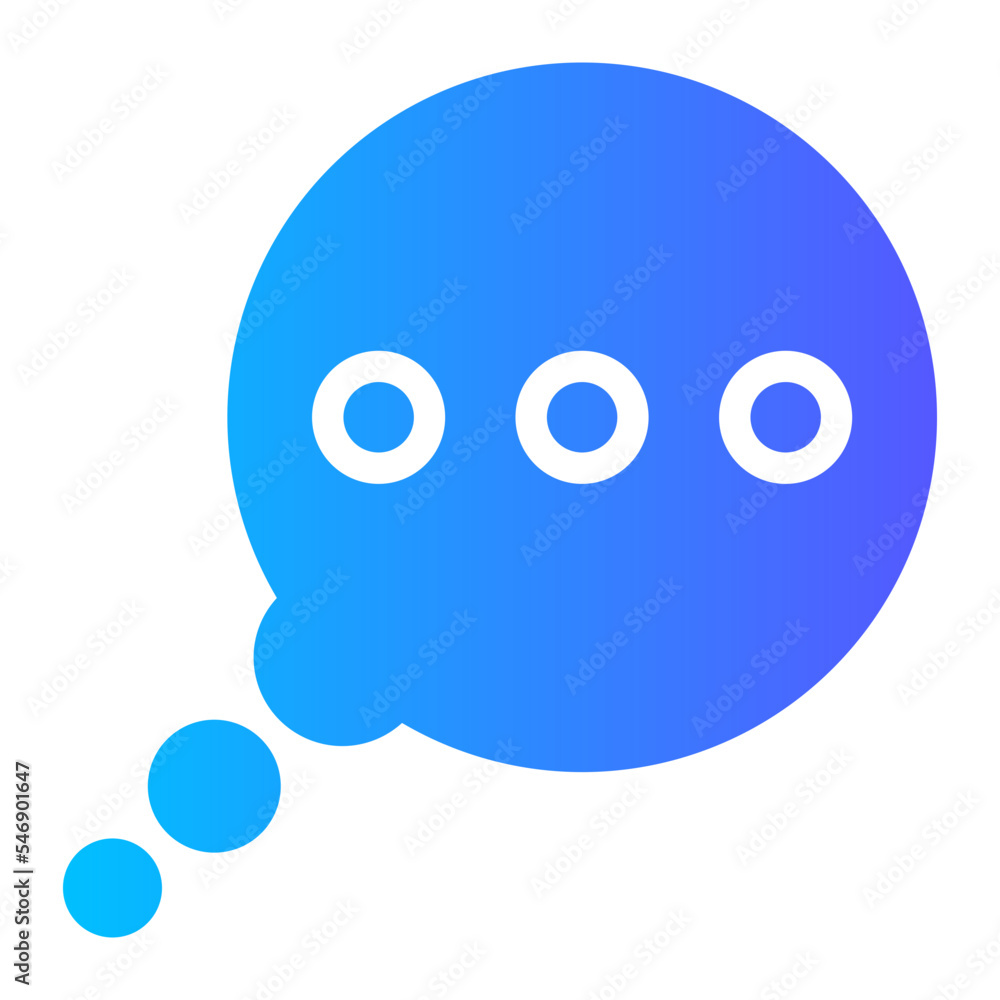 illustration of a speech bubble illustration of a speech bubble