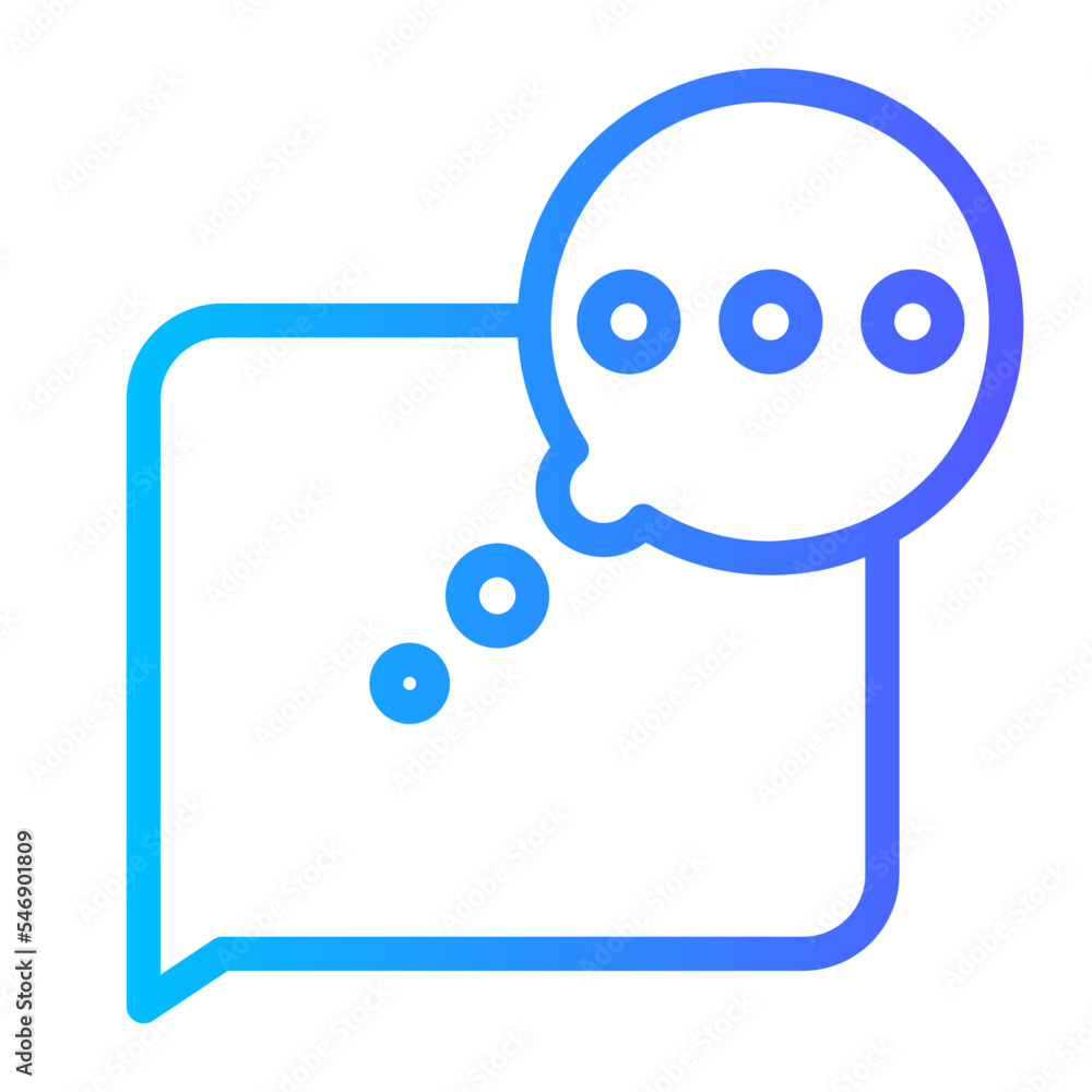 illustration of a speech bubble illustration of a speech bubble