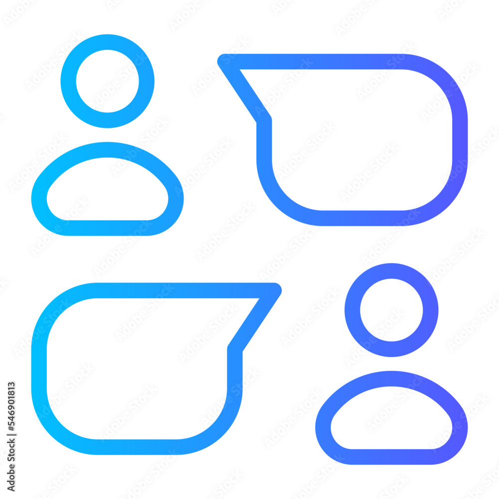illustration of a speech bubble illustration of a speech bubble