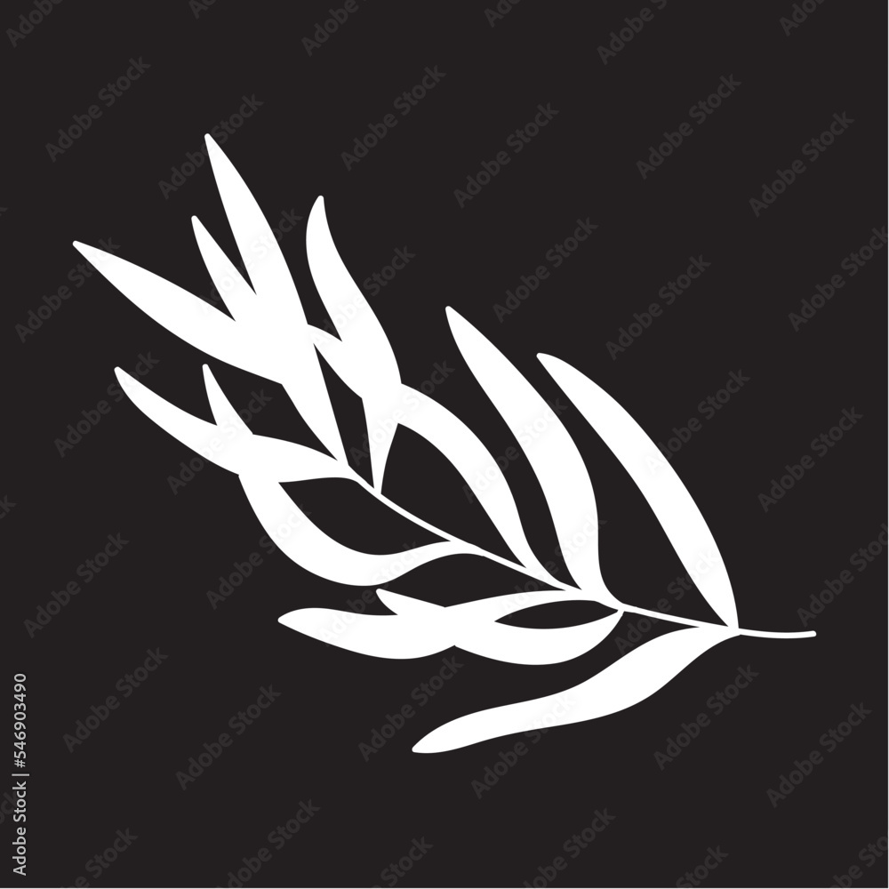 Fototapeta premium Moon peony flower line black white 