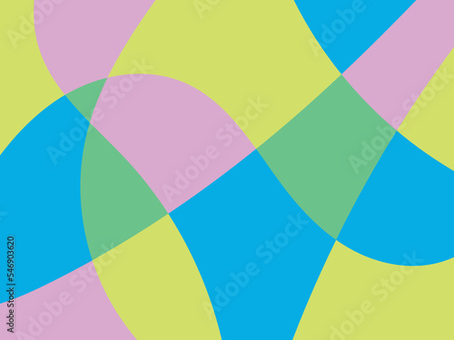 geometric pattern. Color scheme of spring colors.