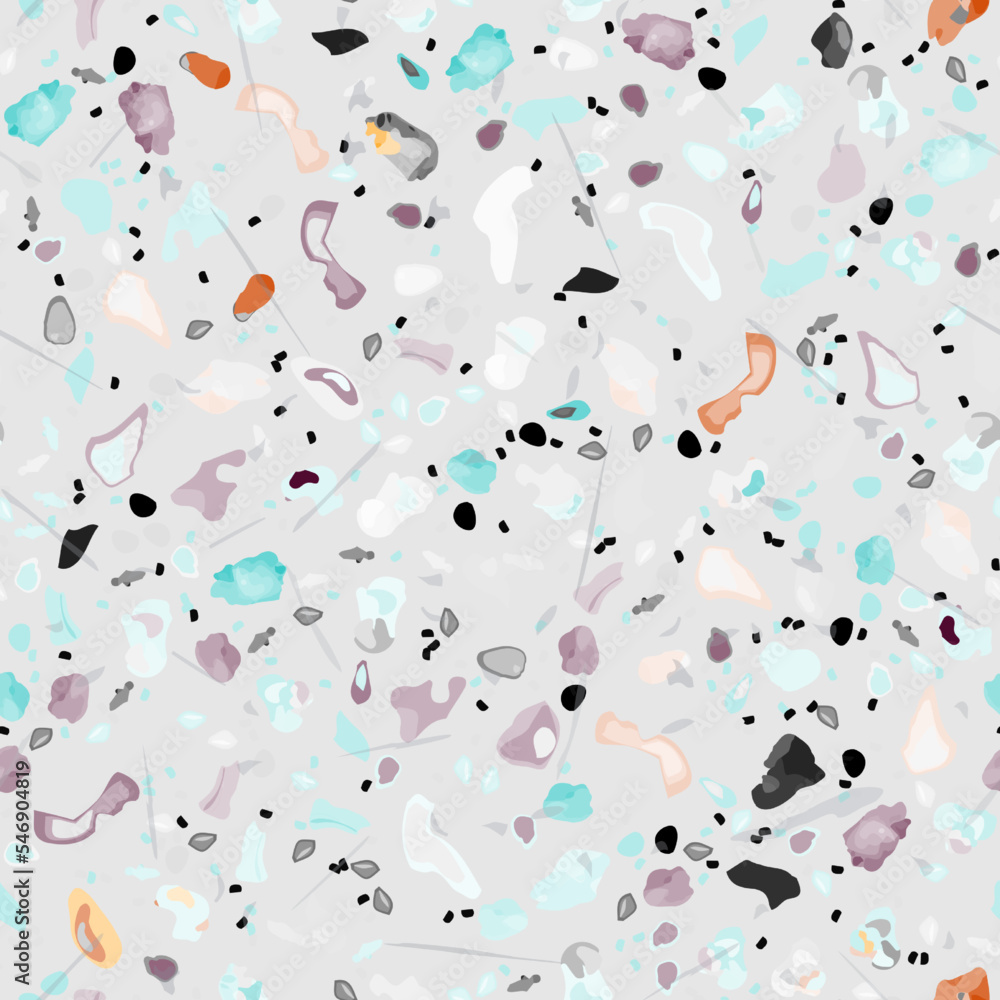 Terrazzo Texture Vector. Flooring Seamless Pattern Terrazzo Texture Vector. Flooring Seamless Pattern