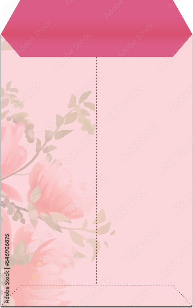 Professional love wedding business stationery items set flower color styles png illustration