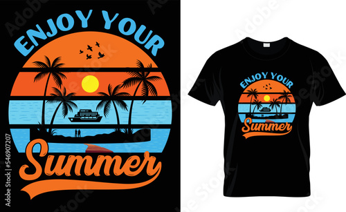 Summer vacation T Shirt Designs
