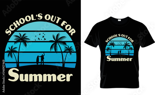 Summer vacation T Shirt Designs