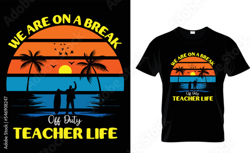 Summer vacation T Shirt Designs