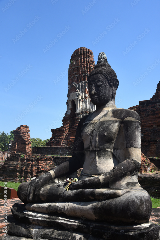 Obraz premium Ayuthaya, alte Königstadt in Siam, Thailan