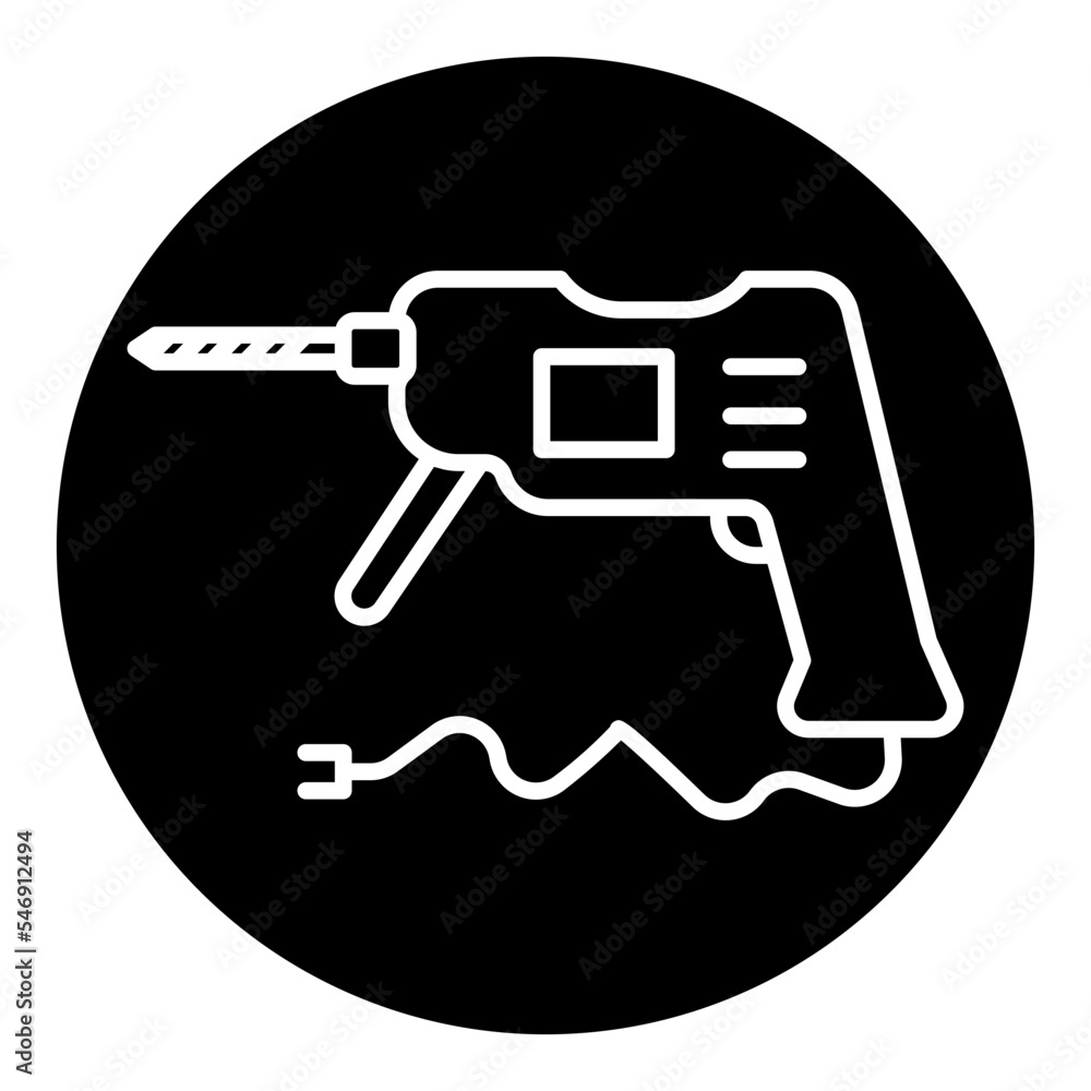 electric drill icon electric drill icon