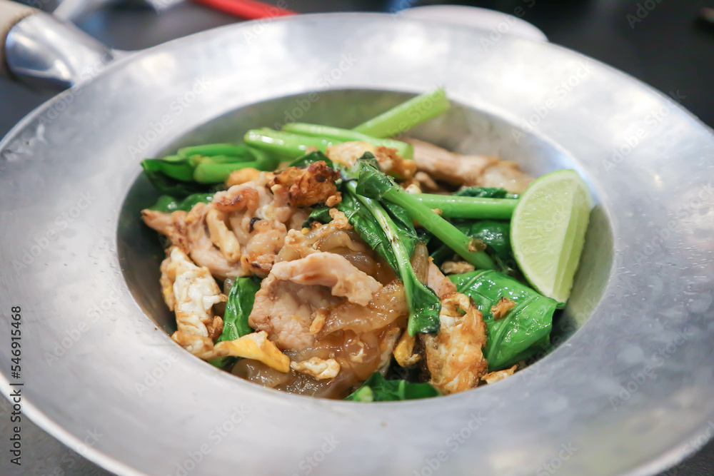 stir fried noodles with pork and vegetable or noodles stir fried noodles with pork and vegetable or noodles