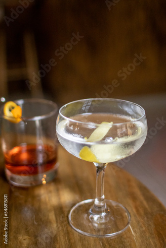 Martini in a Bar