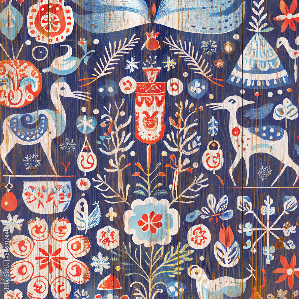 Christmas holiday pattern Christmas holiday pattern