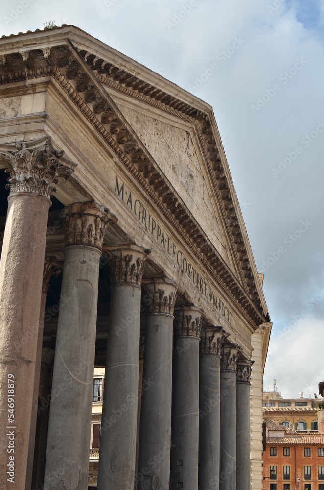 pantheon rome italy ancient masterpiece of architecture old dome