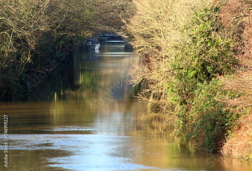 View of the ‘Weston Cut’ canal in Bath.