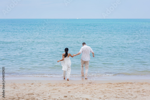 couple on the beach