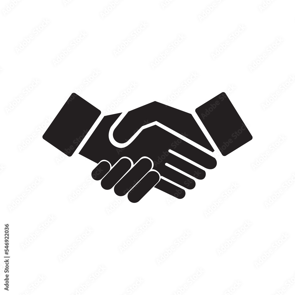 handshake icon vector symbol sign handshake icon vector symbol sign