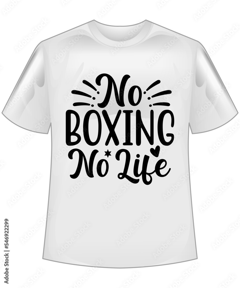 No boxing no life SVG, Boxing SVG, Boxing design, Boxing cute files