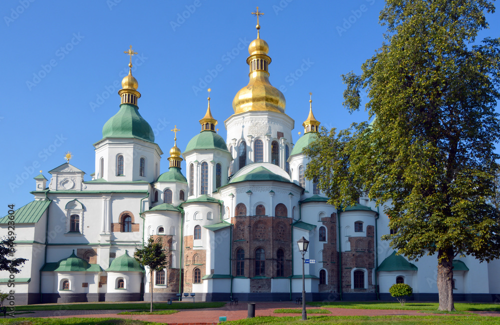 Saint Sophia Cathedral in Kiev is an architectural monument of Kievan Rus'. The cathedral is one of the city's best known landmarks and the first heritage site in Ukraine.