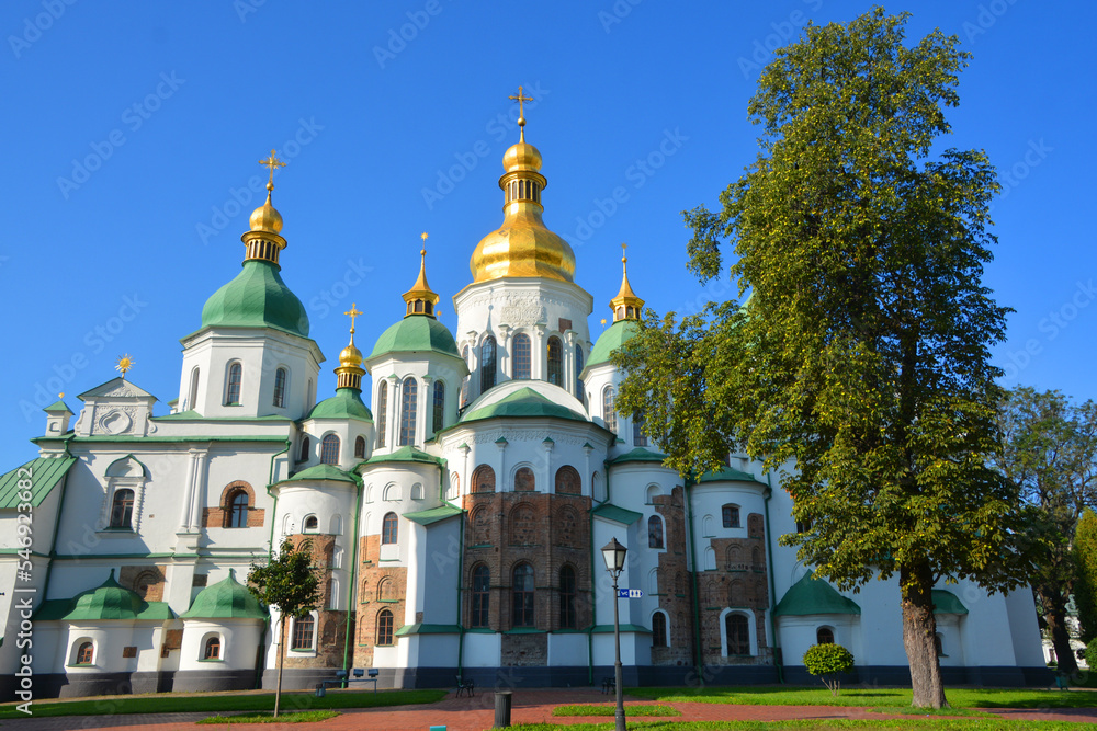 Saint Sophia Cathedral in Kiev is an architectural monument of Kievan Rus'. The cathedral is one of the city's best known landmarks and the first heritage site in Ukraine.