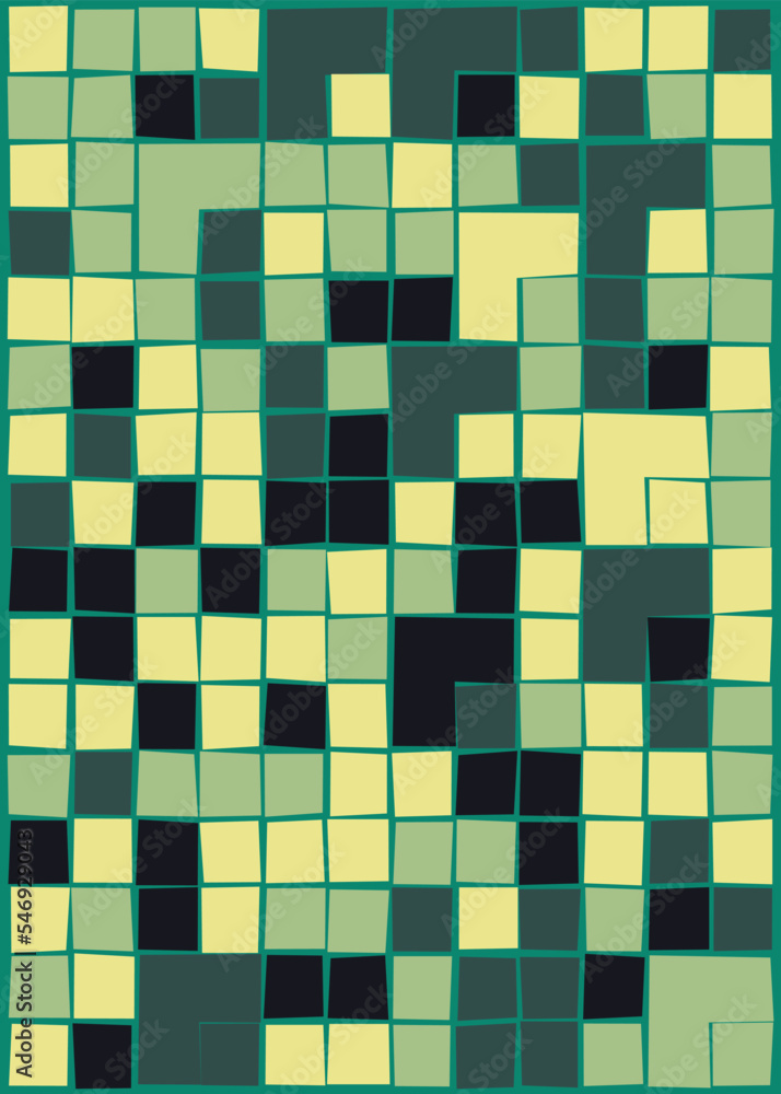Offset Quads generative art background art illustration Offset Quads generative art background art illustration