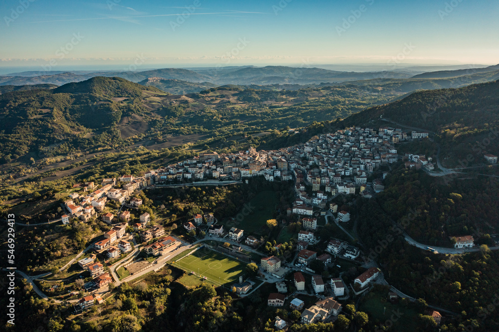 Montefalcone del Sannio, from above