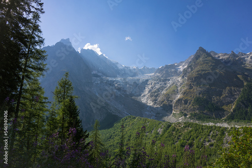 Hiking around Mont Blanc, Alpine landscape © Vojtch