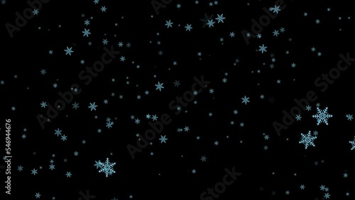 Wallpaper Mural Animation of falling snowflakes on the transparent background (just drag composition) Falling snow animation in cartoon style with alfa- channel. Torontodigital.ca