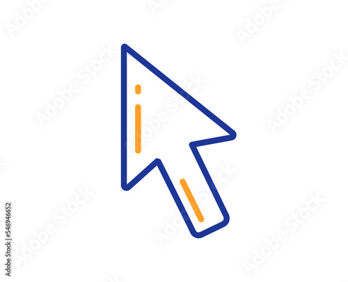 Mouse cursor line icon. Click action sign. Arrow pointer symbol. Colorful thin line outline concept. Linear style cursor icon. Editable stroke. Vector Free Download Mouse cursor line icon. Click action sign. Arrow pointer symbol. Colorful thin line outline concept. Linear style cursor icon. Editable stroke. Vector - GFXLoad