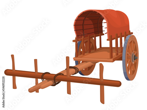 bullock cart - A