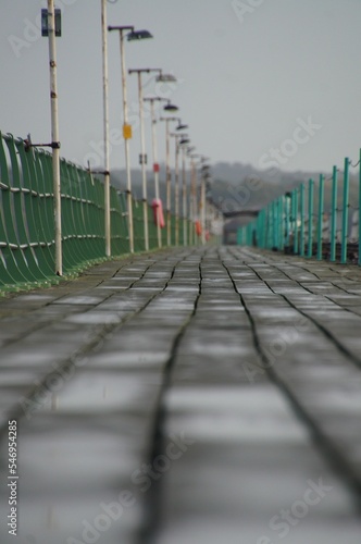 Selective of cobblestone on the Hythe Pier photo