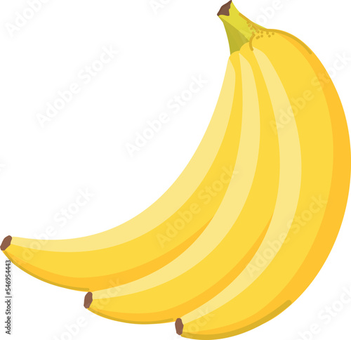Fresh banana icon cartoon vector. Tropical food. Vegetable piece