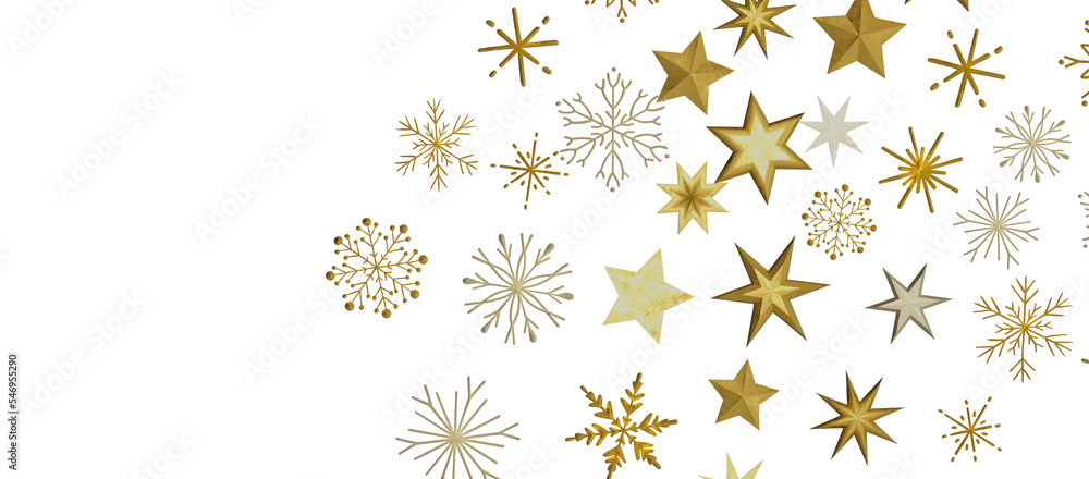 With Realistic Snowflakes Overlay On Light Silver Backdrop. Xmas Holidays With Realistic Snowflakes Overlay On Light Silver Backdrop. Xmas Holidays